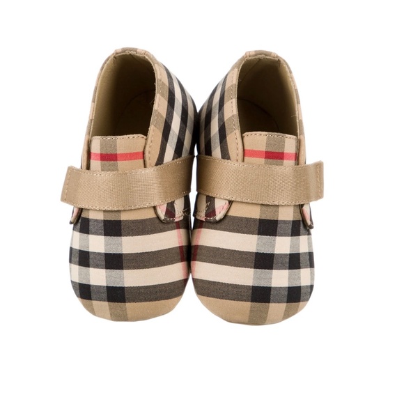 Burberry Infant Vintage Check Round Toe Sneakers size US1.5 / EU17 / 6-9… - Picture 3 of 14
